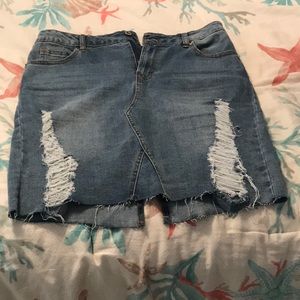 HWY Jeans Co. Blue Jean Skirt Size 13/14